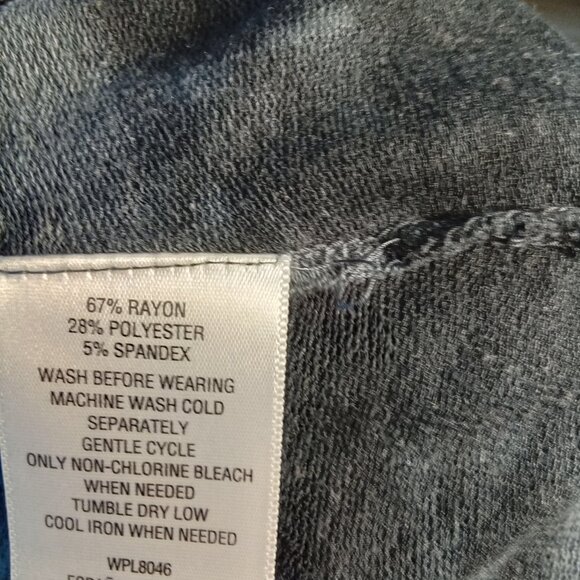 Style &Co XL Navy Tie Dyed  Sweatshirt - Picture 7 of 8